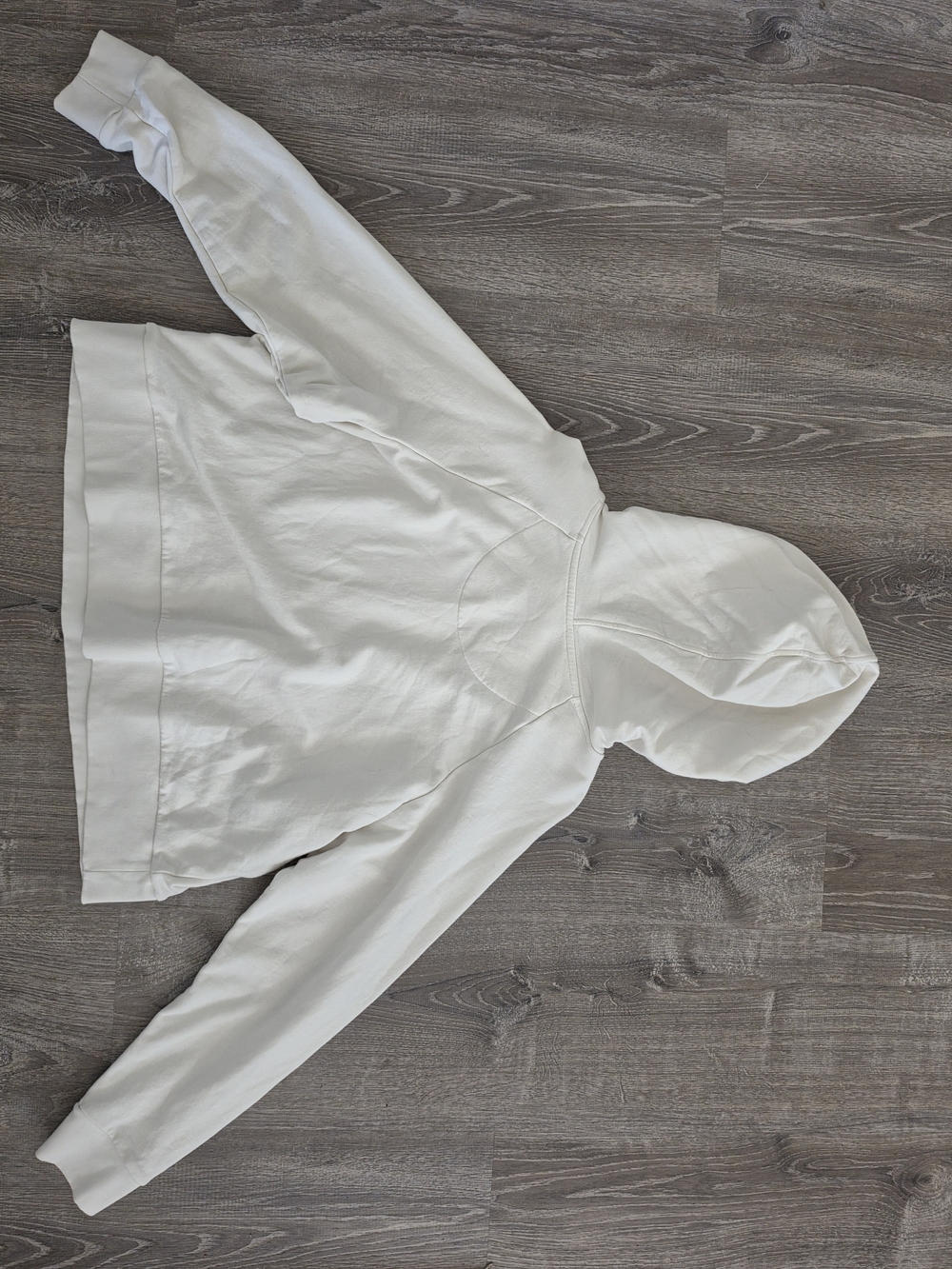 Patagonia Cream Hoodie with Logo Patch - Picture 4 of 4